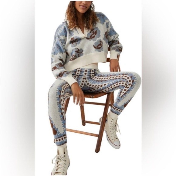 FREE PEOPLE Fuzzy Feelings Set / Ivory Combo medium - Picture 4 of 15